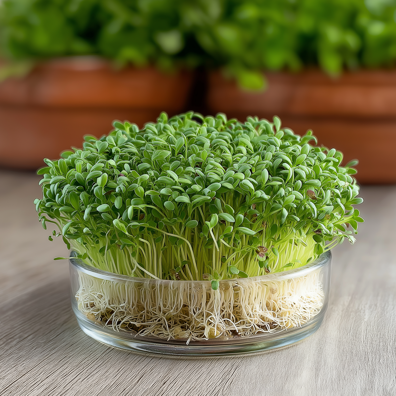 Micro-pousses 'Cresson alénois' (graines BIO)